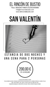 Oferta especial de San Valentín